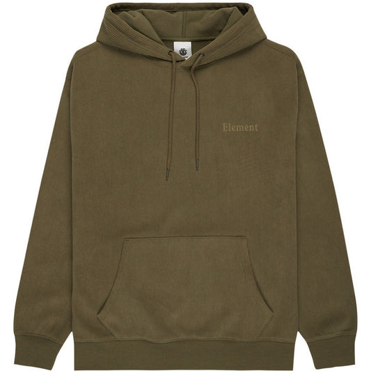 Felpe con cappuccio Uomo Element - Serif Corduroy Po - Verde