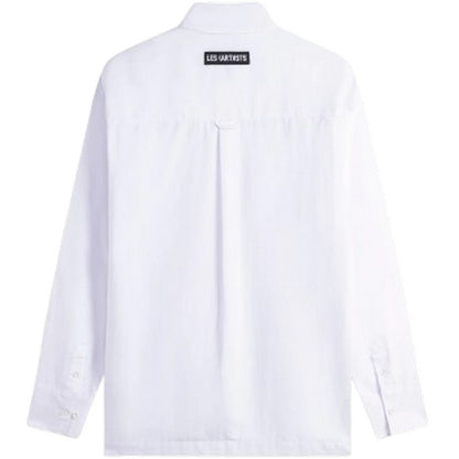 Camicie casual Uomo Les Artists - Shirt Embroidery - Bianco
