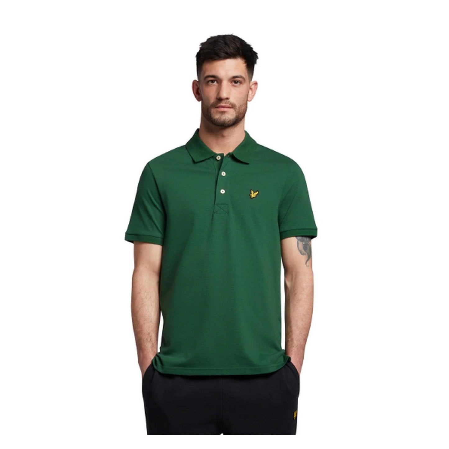 Polo Uomo Lyle & Scott - Plain Polo Shirt - Verde