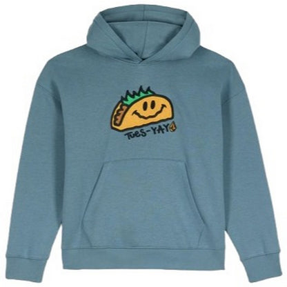 Felpe con cappuccio Bambino Volcom - Voltaco Po - Azzurro