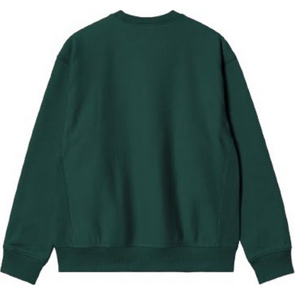 Felpe senza cappuccio Uomo Carhartt Wip - American Script Sweat - Grigio