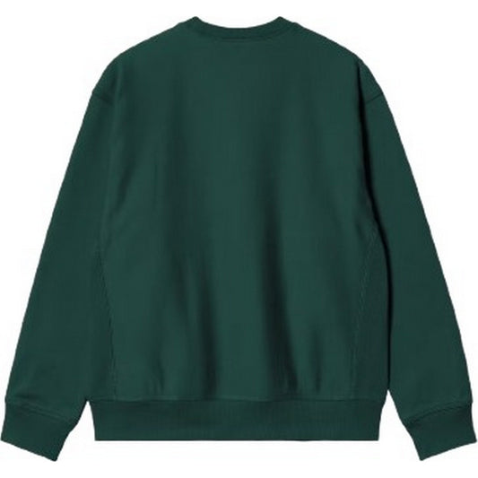 Felpe senza cappuccio Uomo Carhartt Wip - American Script Sweat - Grigio