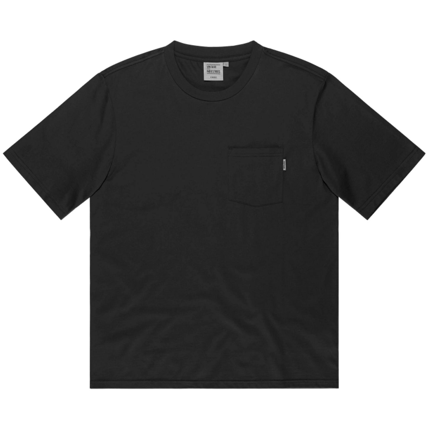 T-shirt Uomo Vintage Industries - Gray pocket T-shirt - Nero