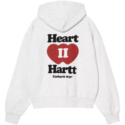 Carhartt Wip Women's Jackets - W' Hooded Heart II Hartt Jacket - Grey