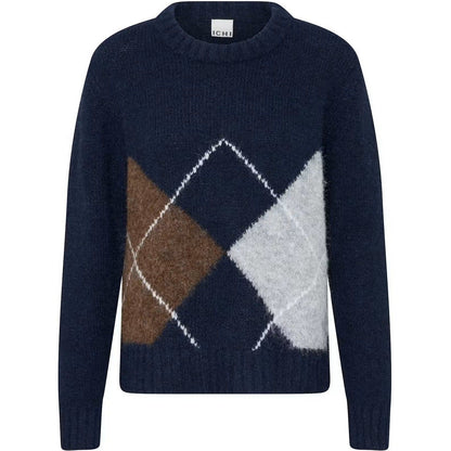 Maglioni Donna Ichi - Ihbayana Ls - Blu