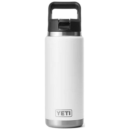 Thermos per bibite Unisex Yeti - Rambler 26 Oz Straw Bottle. - Bianco