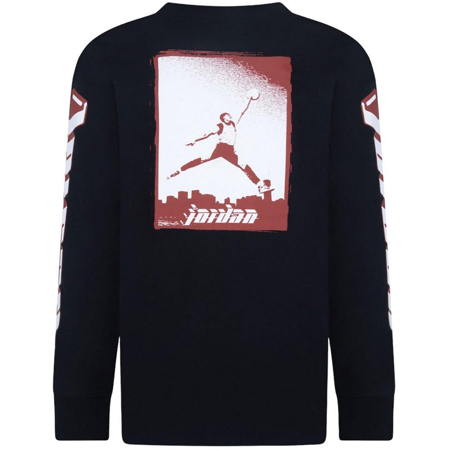 Maglie a manica lunga Ragazzi Unisex Jordan - Chicago Motion L/S Tee - Nero