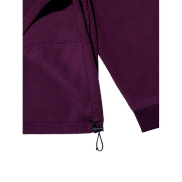 Maglie a manica lunga Uomo KAPPY DESIGN - Fleece Waffle Button Anorak - Viola