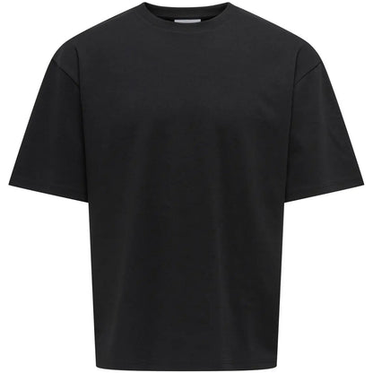 T-shirt Uomo Only & Sons - Onscaspian Airflex Boxy Ss Tee Noos - Nero