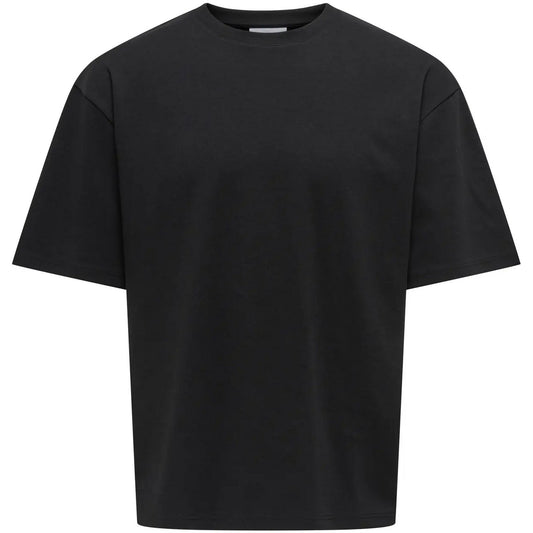 T-shirt Uomo Only & Sons - Onscaspian Airflex Boxy Ss Tee Noos - Nero