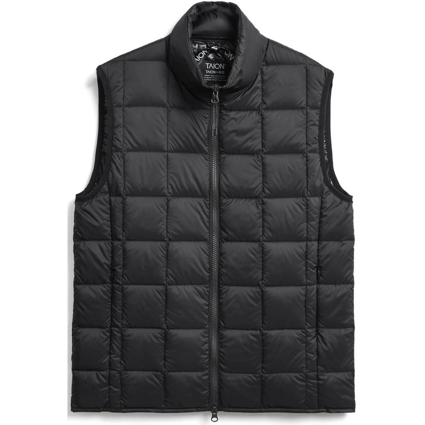 Gilet Unisex Taion - Hi Neck W-Zip Down Vest - Nero