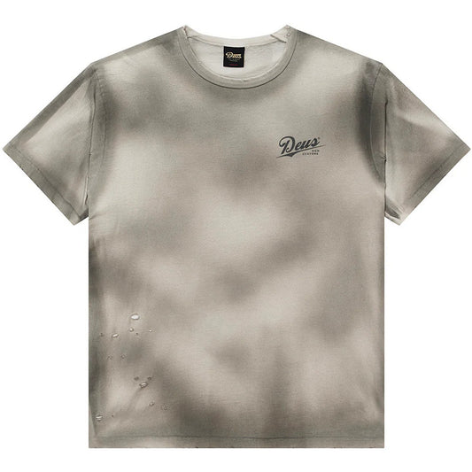 T-shirt Uomo Deus Ex Machina - Damaged Dyed Tee - Beige