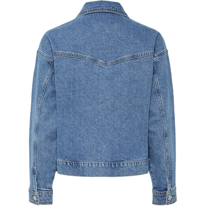 Giacche Donna Pieces - Pcelma Denim Jacket Noos Bc - Blu