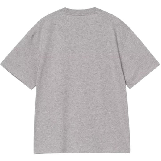T-shirt Donna Carhartt Wip - W' S/S Heart Patch T-Shirt - Grigio