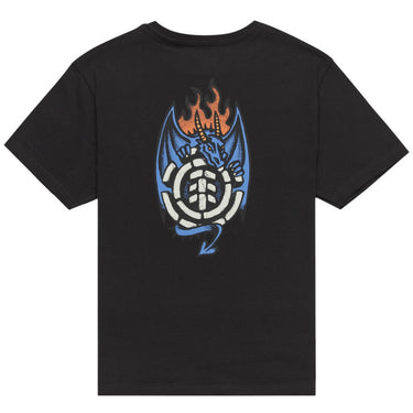 T-shirt Ragazzo Element - Dragon Tees - Nero