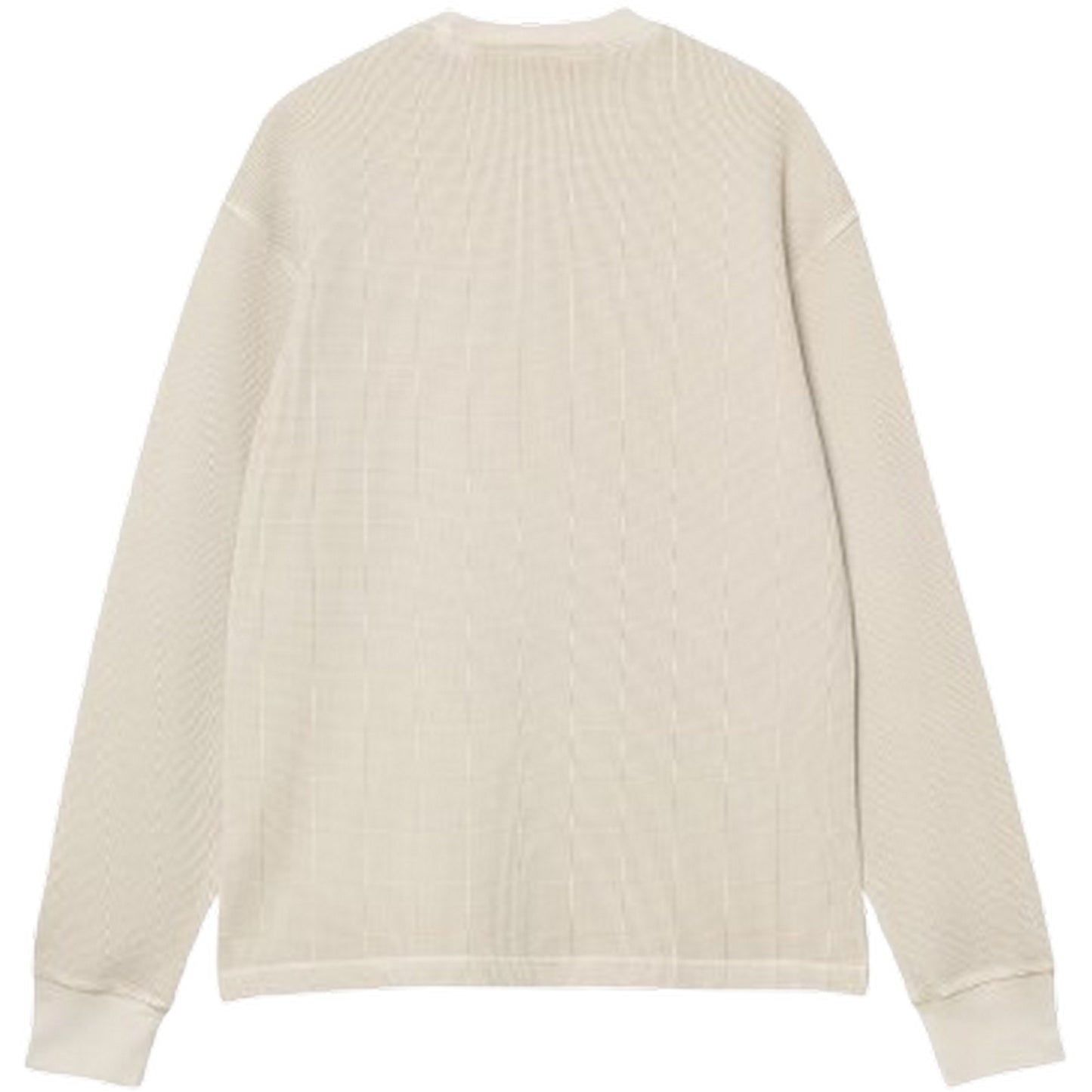 T-shirt Uomo Carhartt Wip - L/S Vista Waffle T-Shirt - Bianco