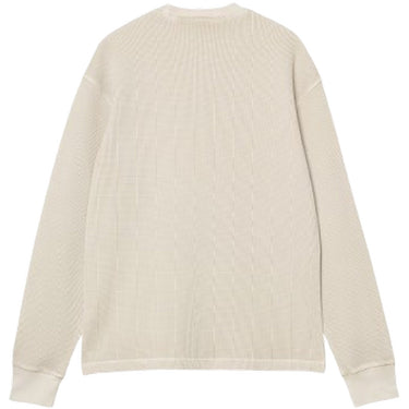 Camiseta Carhartt Wip Hombre - L/S Vista Waffle Camiseta - Blanco