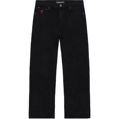 Pantaloni Uomo Propaganda - Denim Pant Baggy Fit Capital - Nero