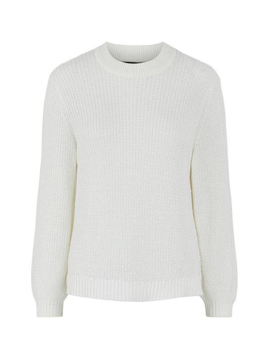 Maglioni Donna Pieces - Pcolivia Ls O-Neck Knit - Beige