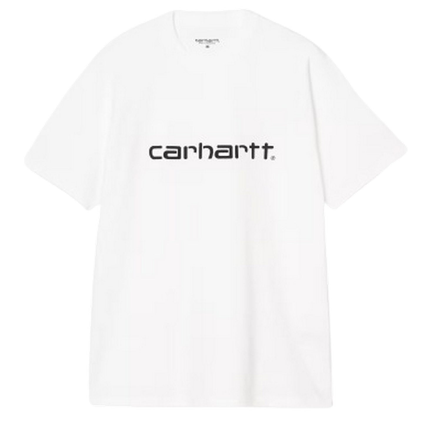 T-shirt Uomo Carhartt Wip - S/S Script T-Shirt - Bianco