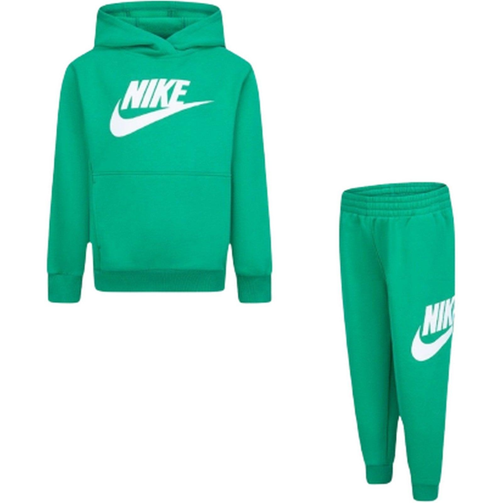 Tute a manica lunga Bambino Nike Club Fleece Set Verde MrJam Store