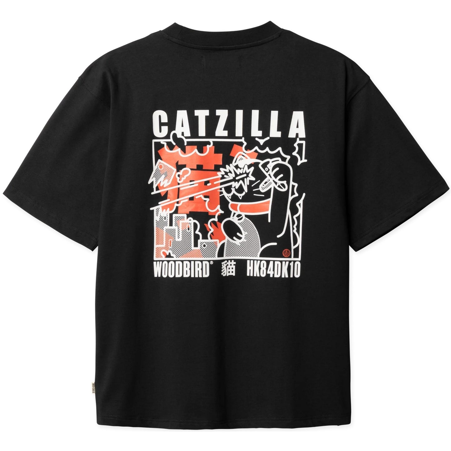 T-shirt Uomo Woodbird - Wbbaine Zilla Tee - Nero