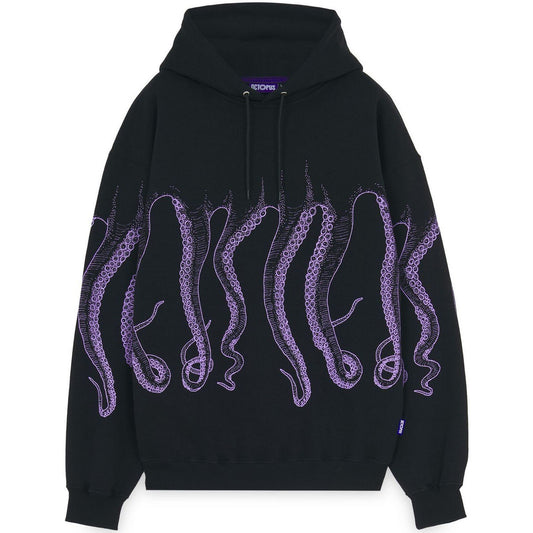 Felpe con cappuccio Uomo Octopus - Octopus Outline Hoodie - Nero
