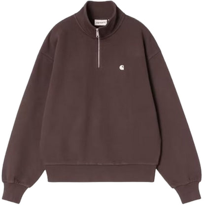 Felpe senza cappuccio Donna Carhartt Wip - W' Casey High Neck Sweat - Marrone