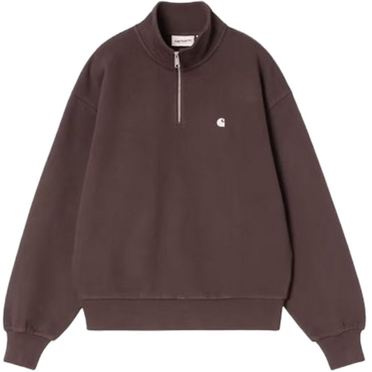 Felpe senza cappuccio Donna Carhartt Wip - W' Casey High Neck Sweat - Marrone