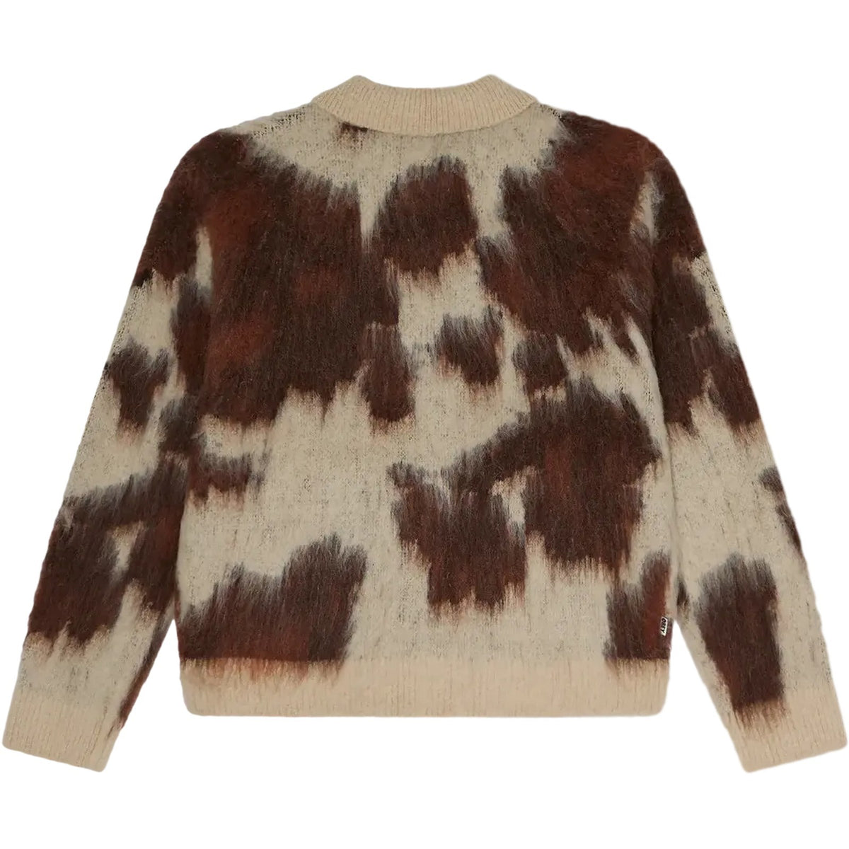 Maglioni Uomo Obey - Obey Cow Pattern Zip Sweater - Multicolore