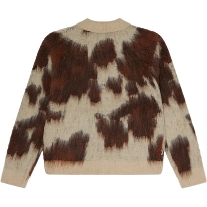 Maglioni Uomo Obey - Obey Cow Pattern Zip Sweater - Multicolore