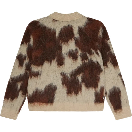 Maglioni Uomo Obey - Obey Cow Pattern Zip Sweater - Multicolore