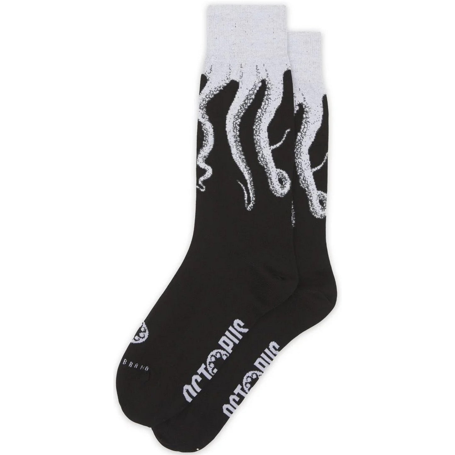 Calze Uomo Octopus - Octopus Reverse Original Socks - Nero
