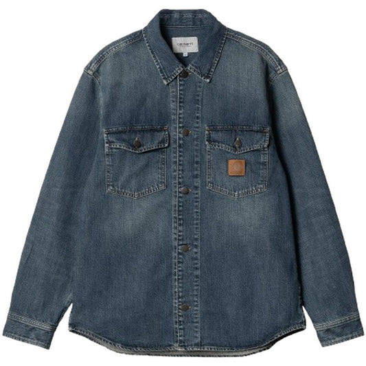 Giacche Uomo Carhartt Wip - Lincoln Shirt Jac - Blu