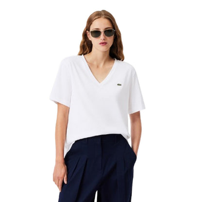 T-shirt Donna Lacoste - Tee-Shirts Donna - Bianco