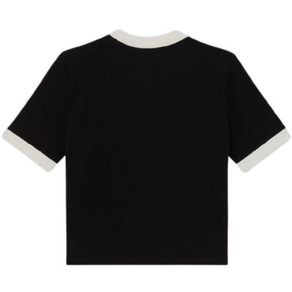 T-shirt Donna Dickies - Herndon Ringer Ss W - Nero