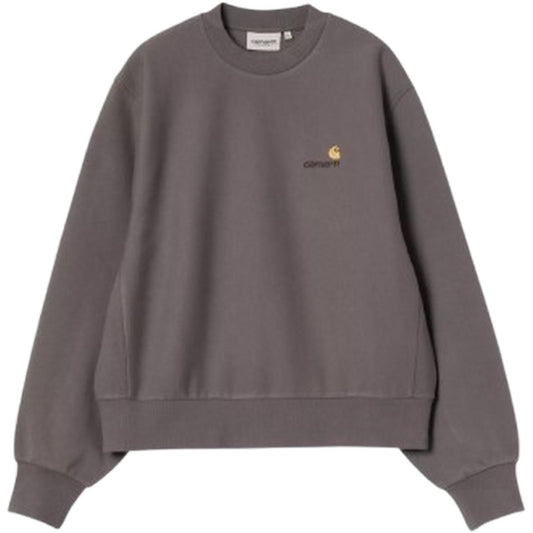 Felpe senza cappuccio Donna Carhartt Wip - W' American Script Sweat - Viola