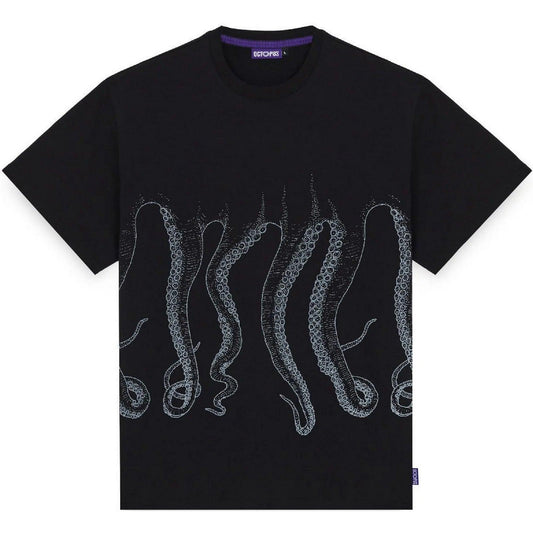 T-shirt Uomo Octopus - Octopus Outline Tee - Nero