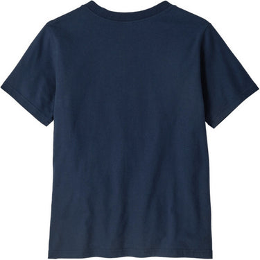 T-shirt Ragazzi Unisex Patagonia - K's P-6 Logo T-Shirt - Blu