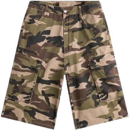 Pantaloncini Uomo Les Artists - Short Cargo Camouflage - Camouflage