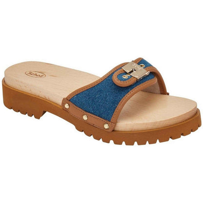 Sandali Donna Scholl - Pescura Carroarmato - Blu