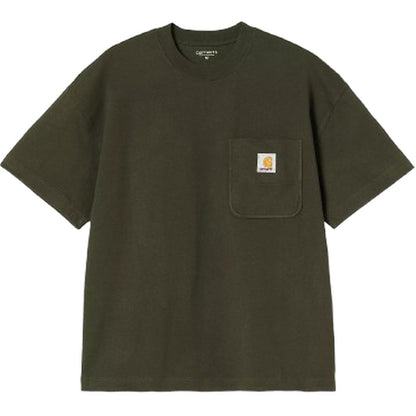 T-shirt Uomo Carhartt Wip - S/S Work Pocket T-Shirt - Verde