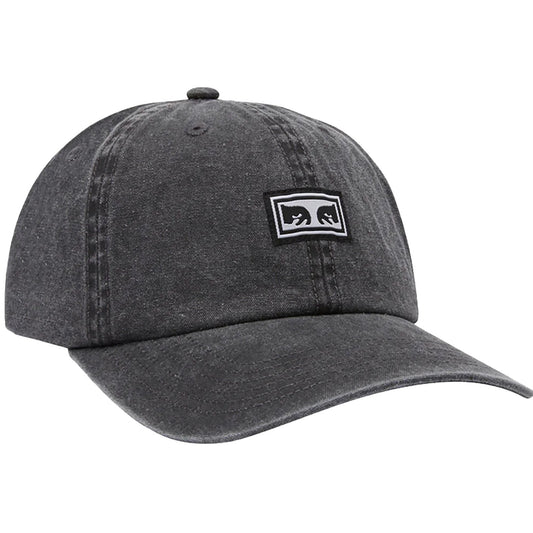 Cappellini da baseball Unisex Obey - Icon Eyes Pigment 6 Panel Velcro Back - Nero