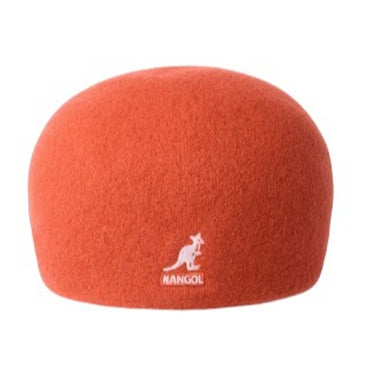 Berety i czapki unisex Kangol - Wełna Bezszwowa 507 - Pomarańczowy