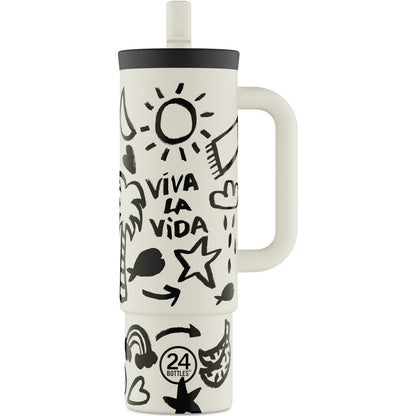 Thermos per bibite Unisex 24bottles - Straw Cup 800 - Multicolore