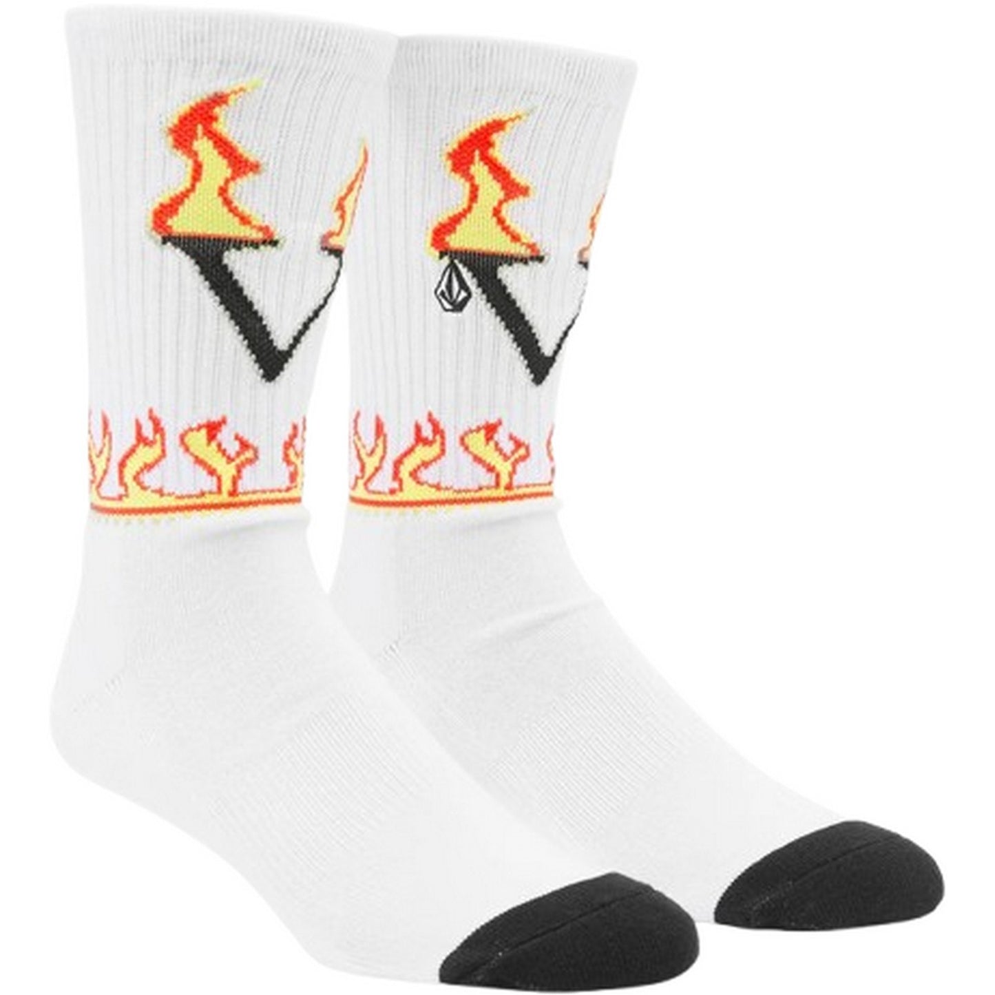 Calze Uomo Volcom - Fergadelic Sock Pr - Bianco