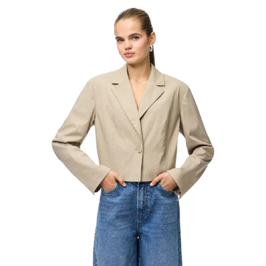 Giacche da abito e blazer Donna Pieces - Pcrosa Short Blazer Noos Bc - Grigio