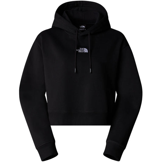 Felpe con cappuccio Donna The North Face - W Essential Crop Hoodie - Nero