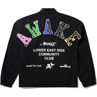 Giacche Uomo Awake - L,E,S Community Coaches Jacket - Nero