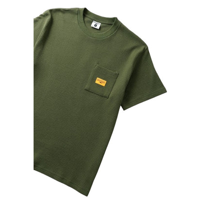 T-shirt Uomo Service Works - Waffle Pocket Tee - Verde